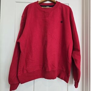 Champion logo sweatshirt Men's Xl Red